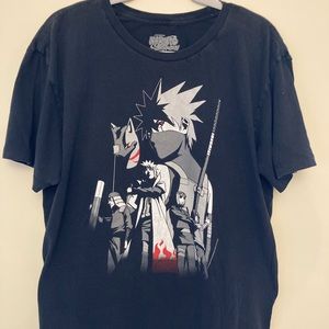 Naruto Shippuden Kakash Hatake anime graphic tee XL
